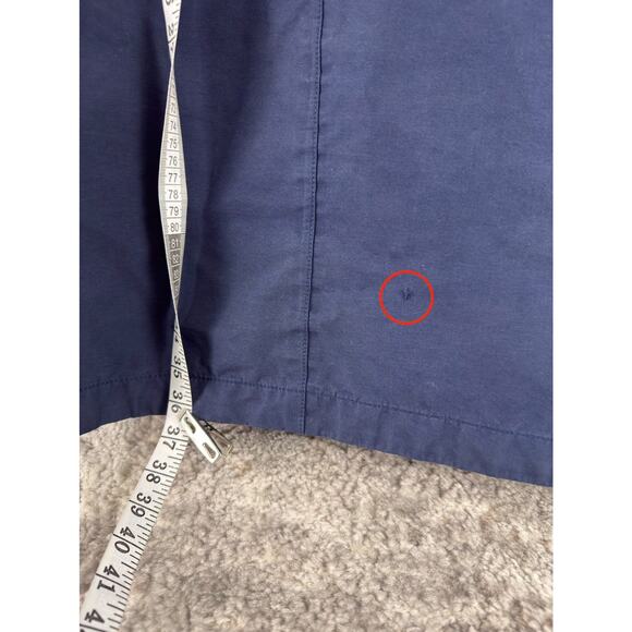 Boden Size 8 Outdoor Snap Button Minimalist Jacket Navy Long Sleeve Hooded - Picture 2 of 9